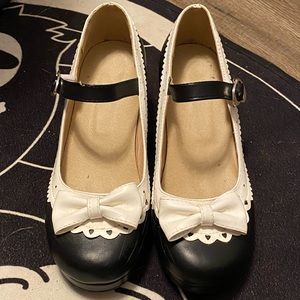 Lolita bow heels